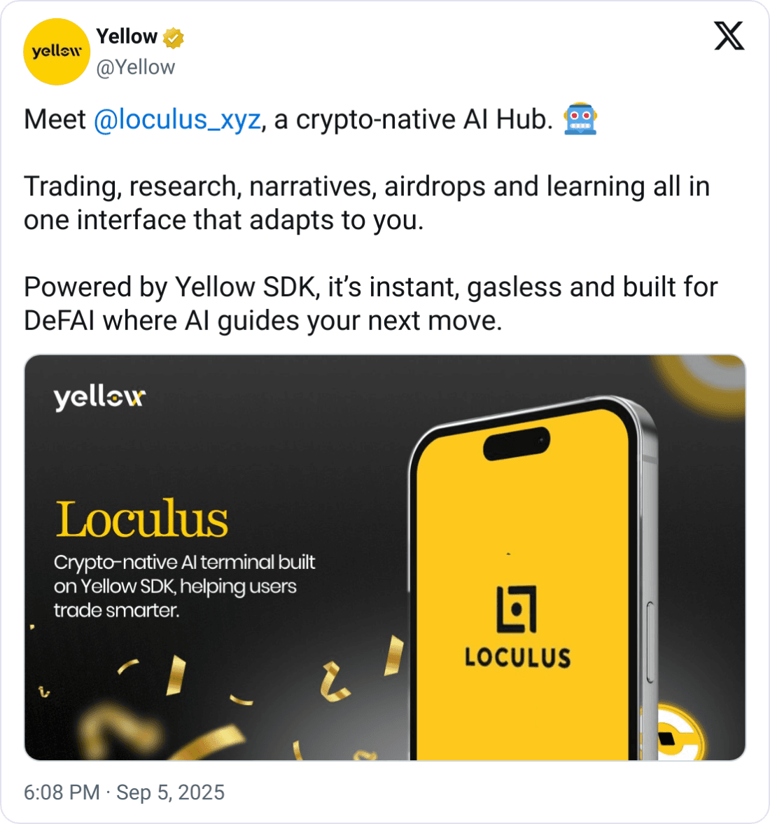 Tweet screenshot - yellow